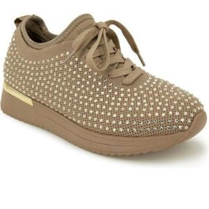 Kenneth Cole Reaction Corley Rhinestones Lace-up Sneakers Shoe Sz 8M New…